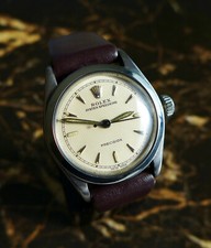 A STUNNING VINTAGE 1954 MID-SIZE ROLEX OYSTER SPEEDKING WRISTWATCH REF. 6220