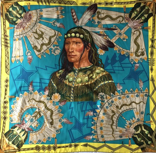New hermes silk scarf rare - scarf,