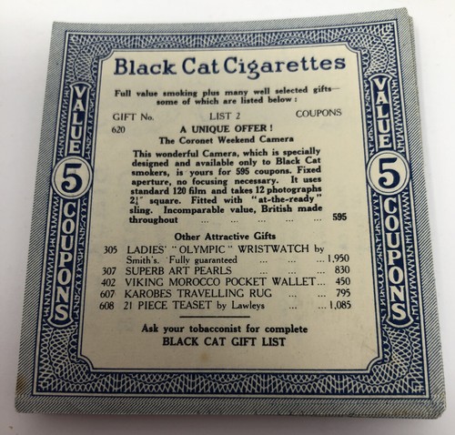 Carreras black cat cigarette - black,