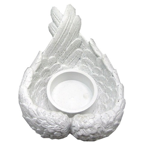 Angel wings tealight holder - angel,