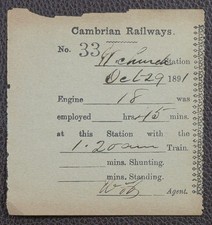 1891 Cambrian Railways