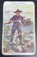 Gallaher Cigarette Card - Boy Scout Series, 1911 - No. 20, How To Hide A Trail