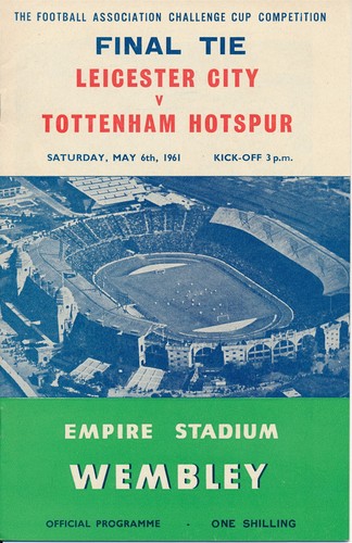 Cup final programme 1961 - fa,