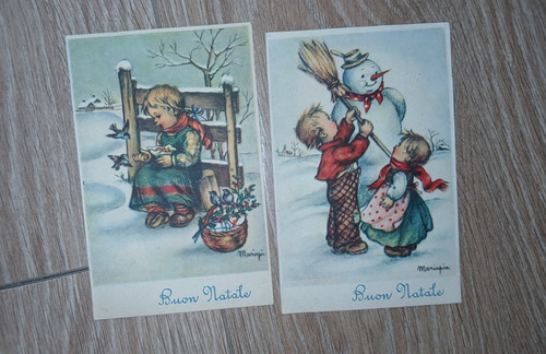 Vintage postcards hummel - vintage,