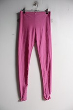 Vintage St Michael Stirrup Leggings Pink - Size 14 16 (N13)