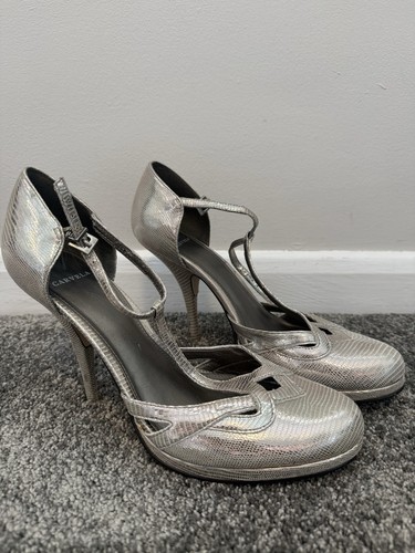 Carvela metallic silver bar - metallic,