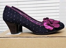 Ruby Shoo Samira purple tweed