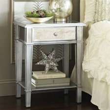 Argent Mirrored 1 Drawer
