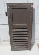 Antique Wooden French Window Shutter European Vintage Wood Old Door 40"x18"
