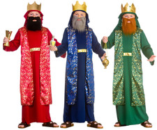 Wise Man Boys Costume Childs Christmas King Nativity Fancy Dress Kids Wiseman