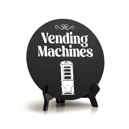 Vending machines circle table - vending,