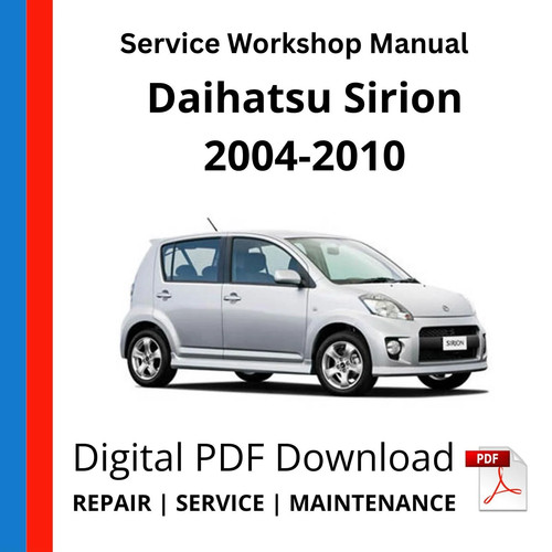Daihatsu sirion 2004 2010 - daihatsu, 2004-2010
