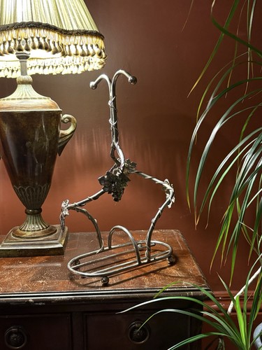 Silver wire wine - , rack