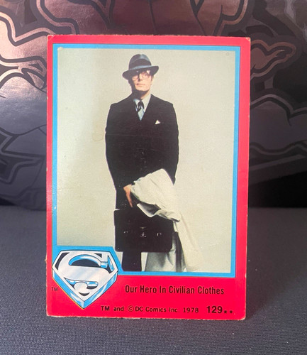 Topps 1978 superman - the, movie