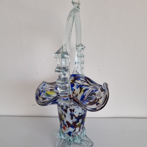 Murano splatter art hand - hand, blown