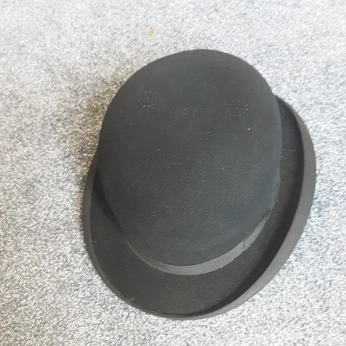 Vintage bowler hat 50 s - hat, 1/8