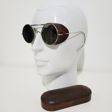 WW2 SUN GLASSES - SAS RAF SPECTACLES- WW2 BRITISH MILITARY ARMY GOGGLES