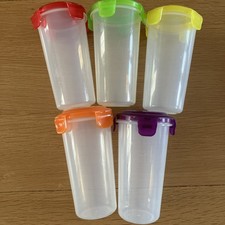 5 X Lock & Lock Plastic Round