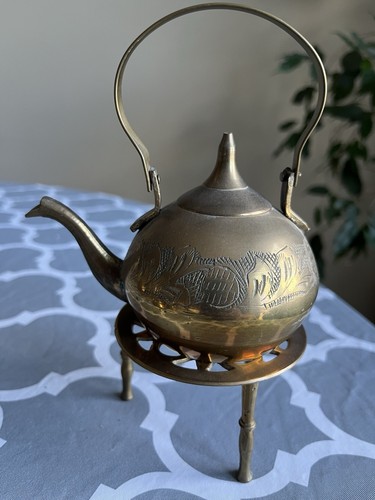 Vintage small brass - vintage, kettle