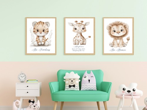 Personalised animal nursery - animal,