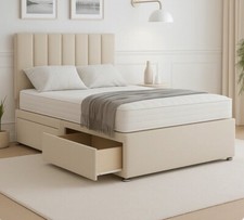 ORTHOPAEDIC DIVAN BED SET WITH