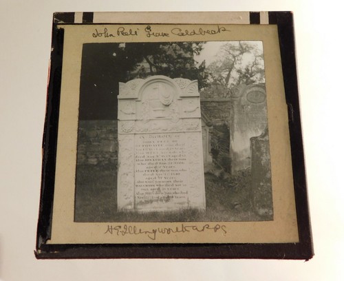 Antique magic lantern slide - antique,