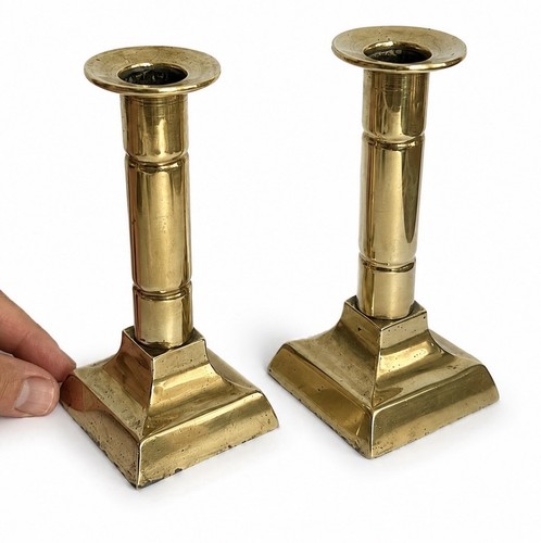 Pair antique brass - pair,