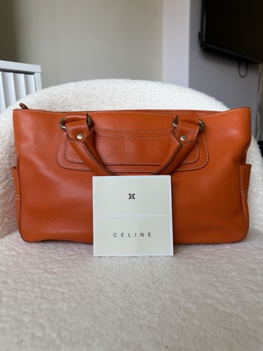 Celine orange leather boogie - orange,