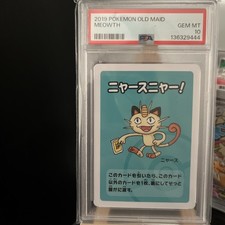 PSA 10 Meowth Pokemon Old Maid