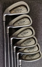 LEFT HANDED Callaway X-14 Irons 4+7-SW, UniFlex Steel Shafts, Callaway Grips