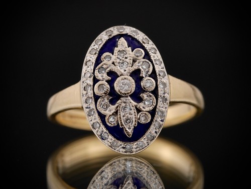 Georgian style 18ct yellow - georgian,