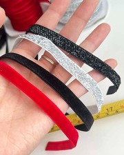 Red Black Shimmery Velvet