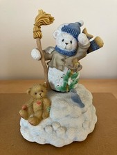 Cherished Teddies ,Deck the halls MUSICAL , Christmas 2000, in original box VGC 