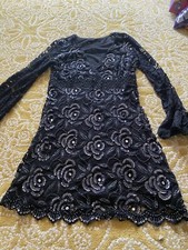 Stunning Designer Beaded Lace Dress By Butler & Wilson M Would Fit Size 10