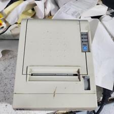 POSligne cream TRP-100 Thermal Label Receipt Printer serial & ac & serial cable