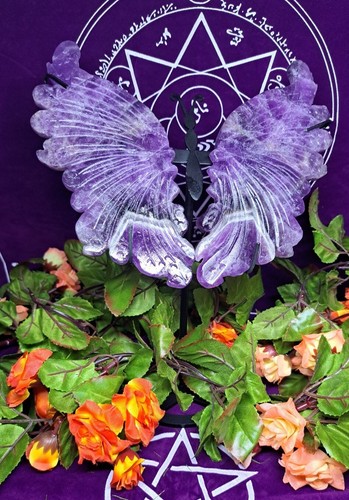 Dream amethyst crystal wings - dream,