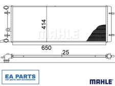 Radiator, engine cooling for