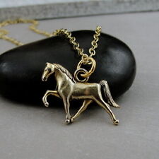 Gold Horse Necklace -