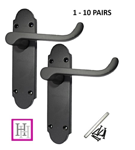 Door handles matt black - handles,