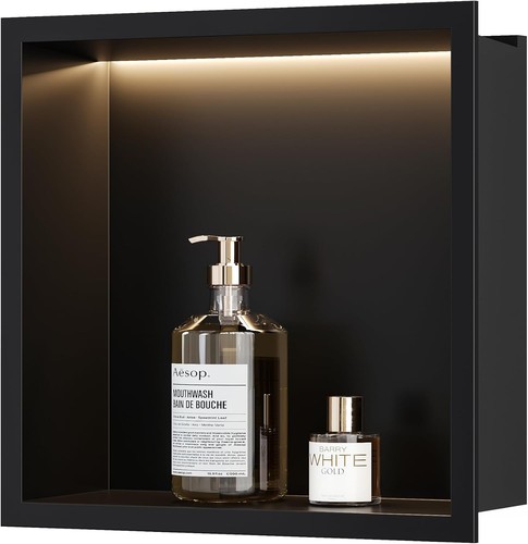 Stainless steel shower niche - shower,