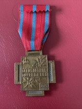 WW1 WW2 Or Post War Belgium Medal Fire Cross  No 7