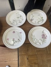 Portmeirion “The Queens Hidden Garden “ Salad Plates Set 4 Plate 8 5/8”