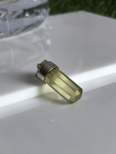 Citrine crystal pendant