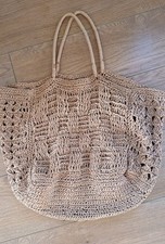 Ashiana London Raffia Tote Bag Boho Artisan Made In India Handmade