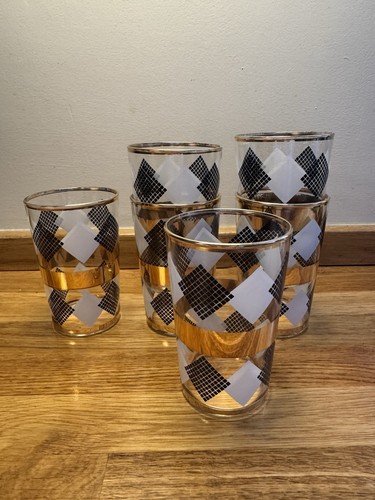 Vintage french glass tumblers - french,