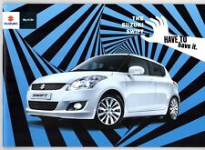Suzuki Swift 2012-2014 UK Market Sales Brochure SZ2, SZ3 & SZ4 1.2 & 1.3 DDiS