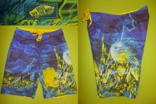 Board Shorts VANS x IRON MAIDEN (M) (32) PERFECT SWIMWEAR Shorts LIMITED EDITION