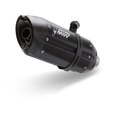Black slip muffler - black, slip-on