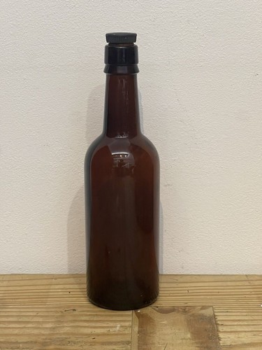 Antique vintage brown bottle - antique,