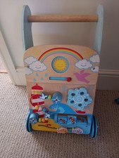 Bigjigs Toys Marine Activity Walker. Wooden Baby Walker